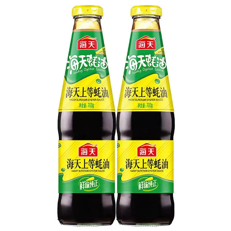 HADAY/海天上等蚝油700g*2家用炒菜火锅点蘸勾芡调味料