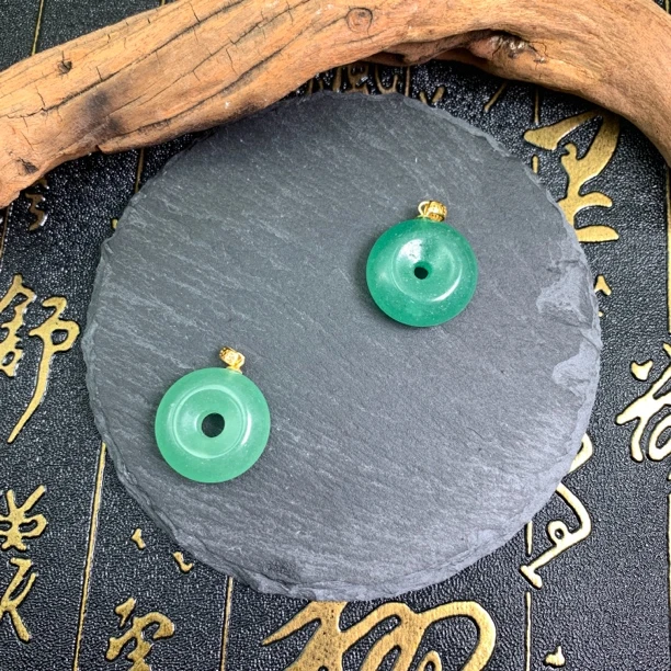 东陵玉平安扣吊坠-多样性发一-241207015-定制标签撕毁不退换