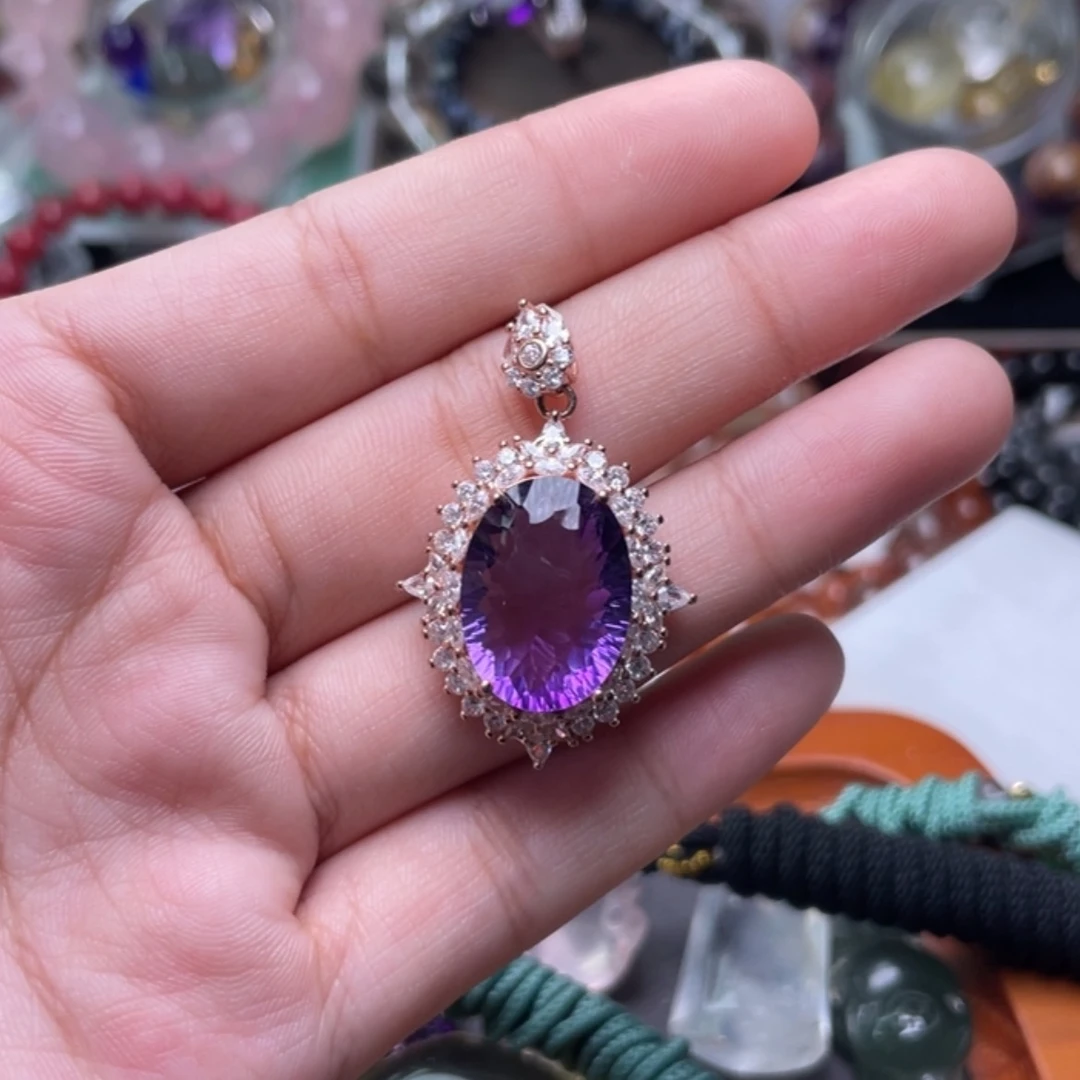 【闪购商品】水晶颈饰银S925镶嵌午*神