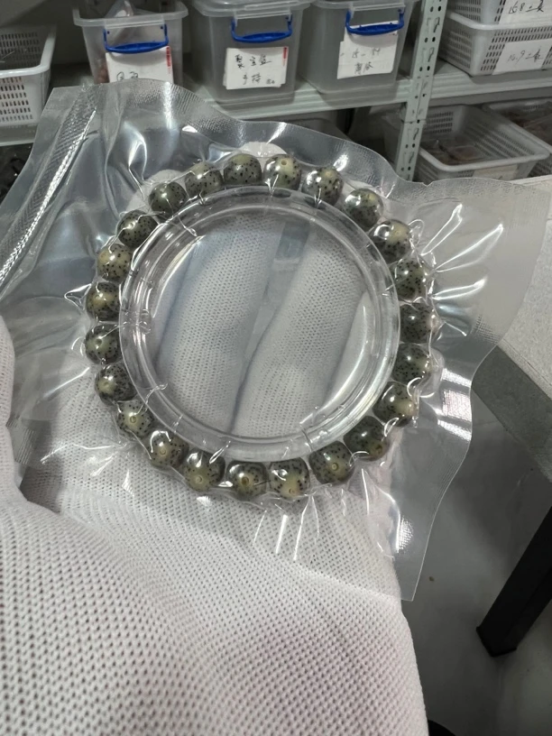 原生态 石玉料 星月手串尺寸10mm左右