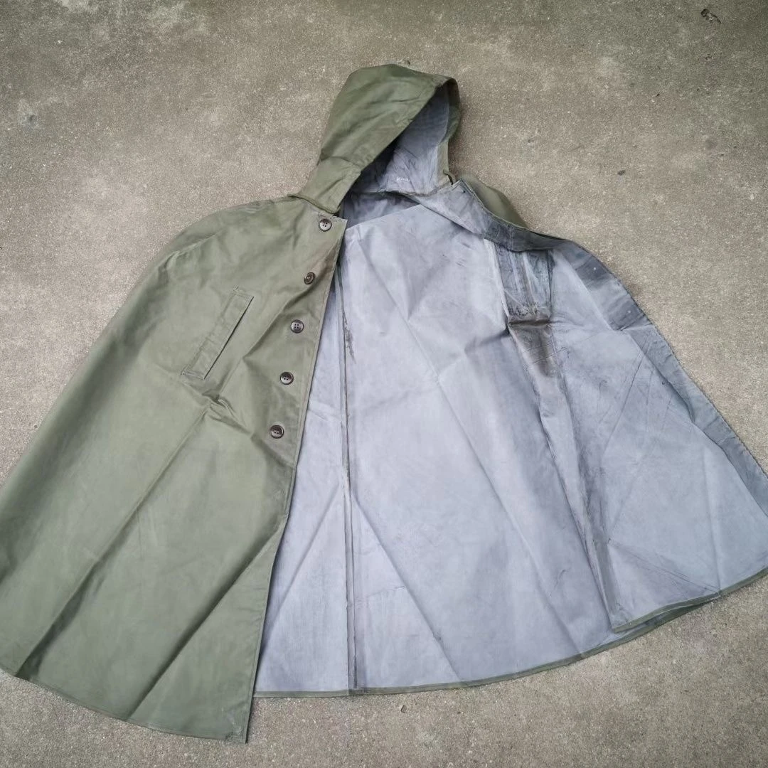 雨披雨衣夏季男女士老式雨衣披风绿色防风连帽防水一体式通用垂钓