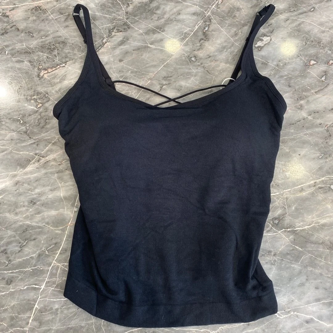 后交叉美背背心F8189