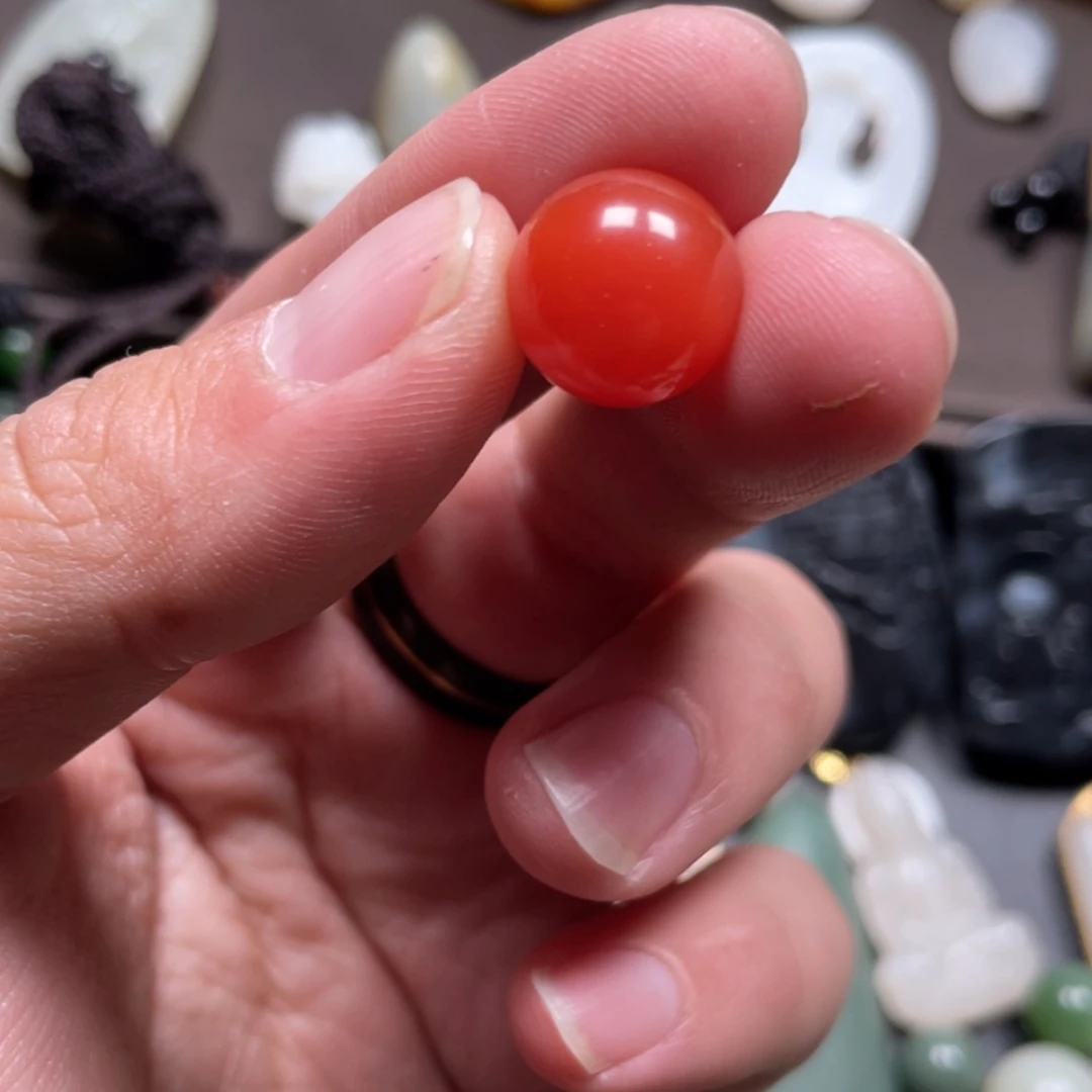 【闪购商品】南红玛瑙挂件未镶嵌一**火