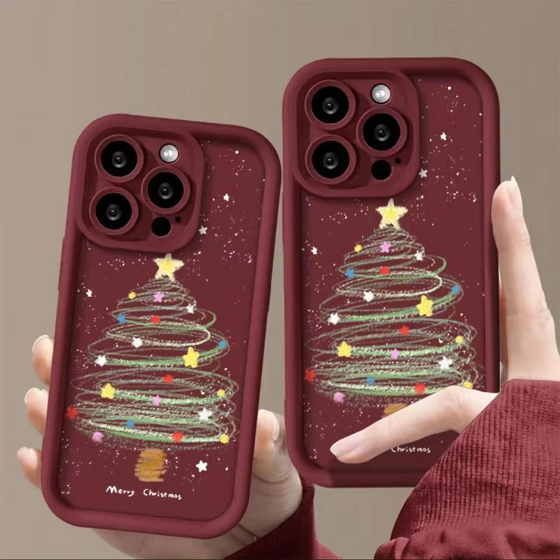 圣诞节适用iphone15pro/14手机壳苹果13/12/11华为vivo小米oppo