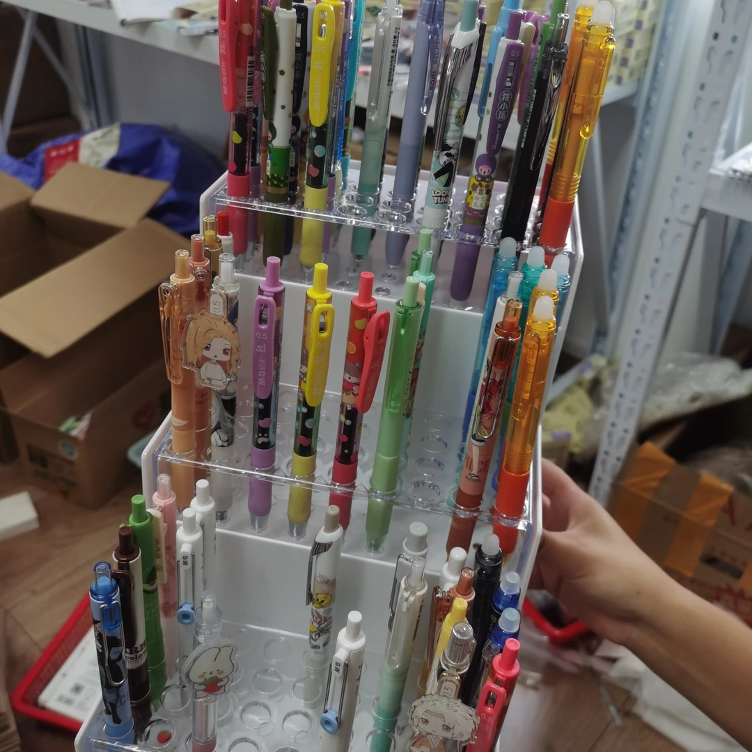 孤品仅一单各品牌中性笔1架69支 以直播间为准