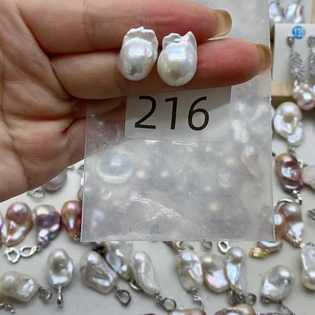 【闪购商品】淡水珍珠耳饰银S925镶嵌