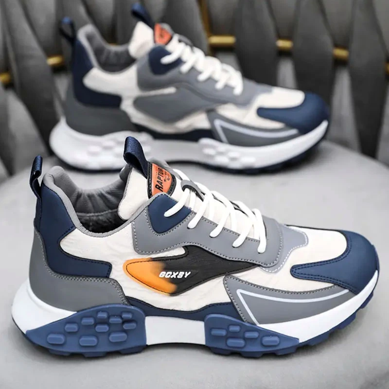 【轻奢中帮款】秋冬季男士老爹鞋2024新款潮流男鞋百搭休闲运动潮鞋
