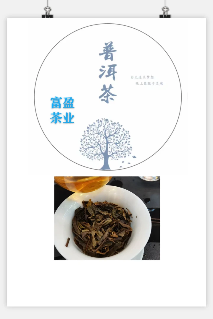 2019年红韵圆茶 100g普洱茶熟茶