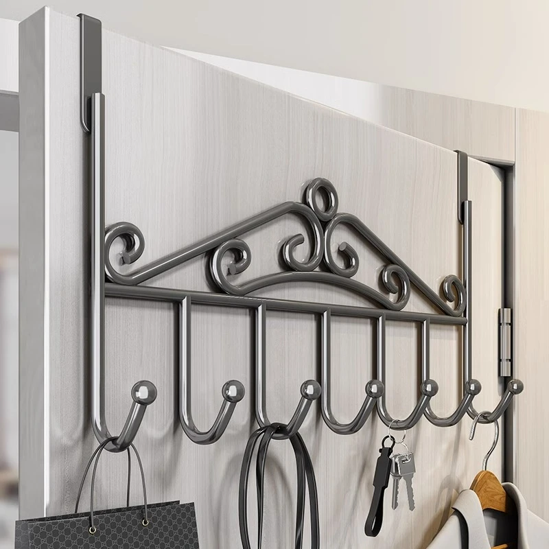 门后挂钩墙上挂衣架神器免打孔门上挂架壁挂子无痕衣服帽衣钩置物