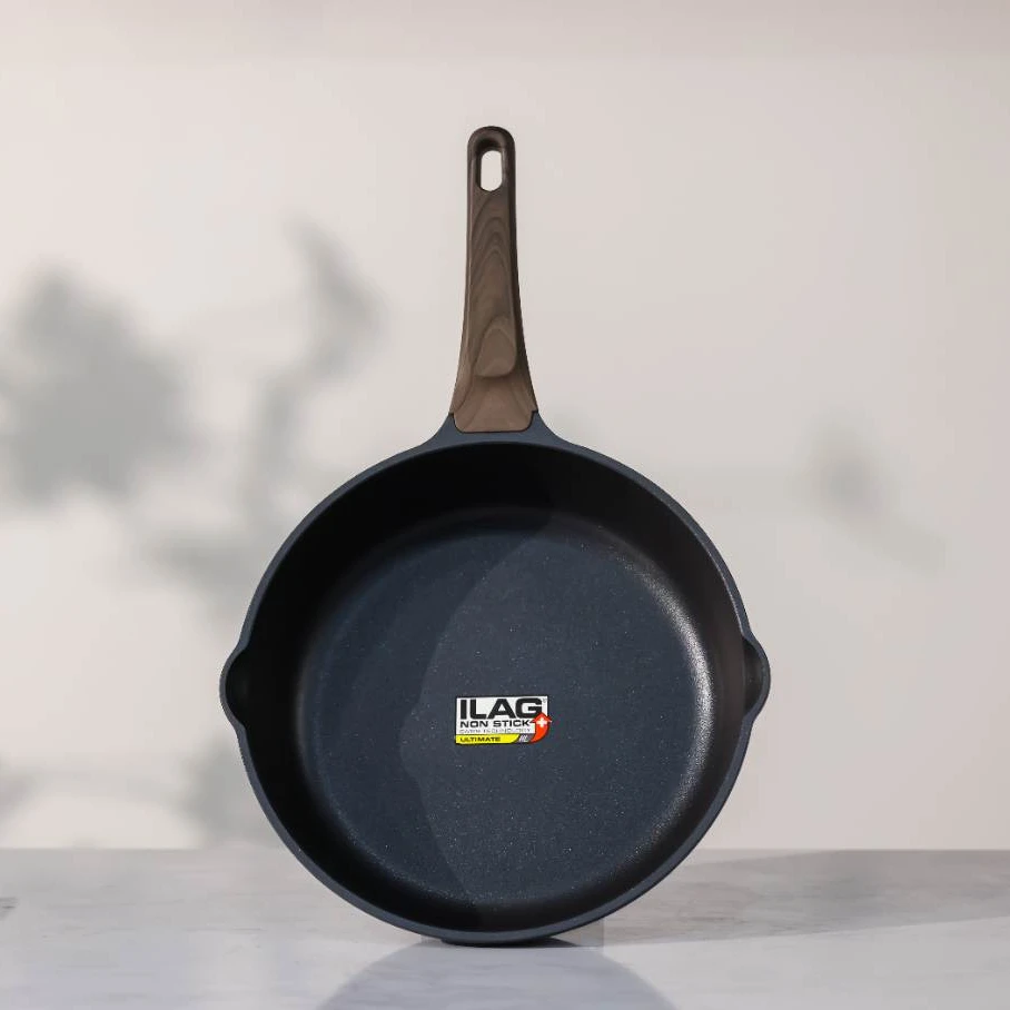 深煎30cm蓝钻煎炒一体锅电磁炉明火通用