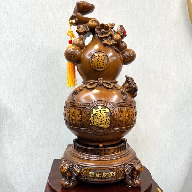 福到财到葫芦摆件家居客厅玄关酒柜装饰品