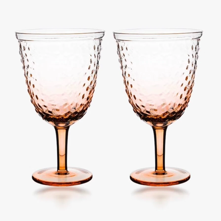 【流沙】浮雕高脚杯 暖香槟（粉丝团拍一发二）