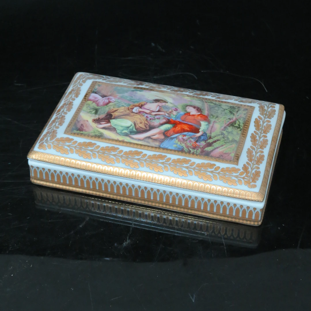 【老瓷】SN161  21*13*4cm收纳摆件系列 高温釉中