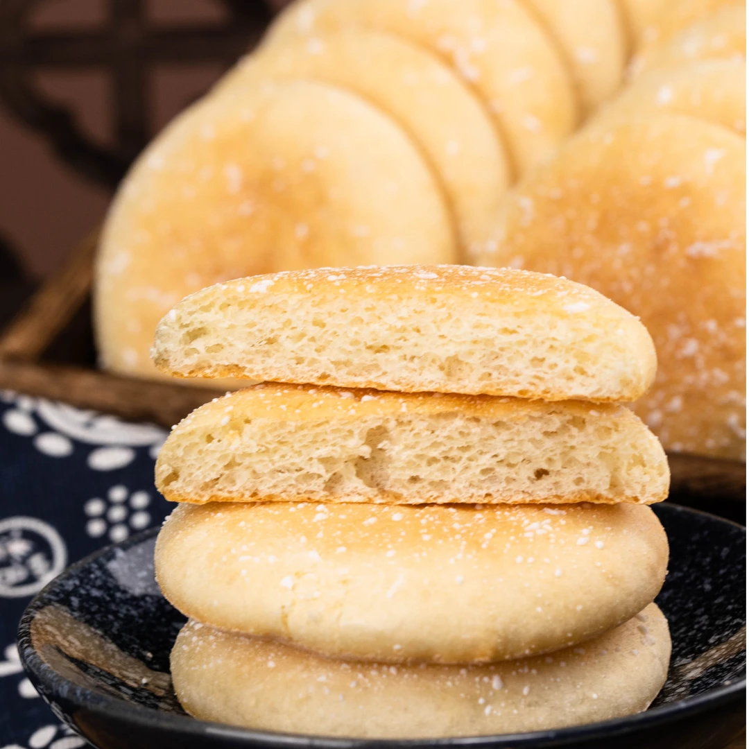 【60片/120片】山药软雪饼面包法饼奶香饼早餐代餐传统糕点零食