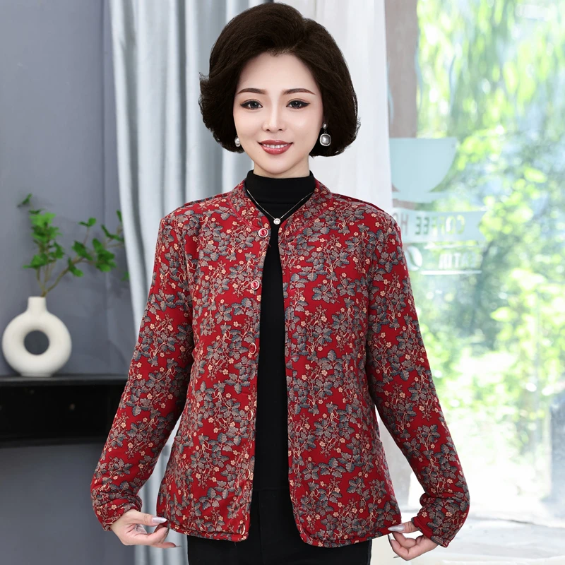 驼绒棉袄年轻时尚贴身小棉袄女小棉袄外套保暖宽松妈妈棉衣棉服女