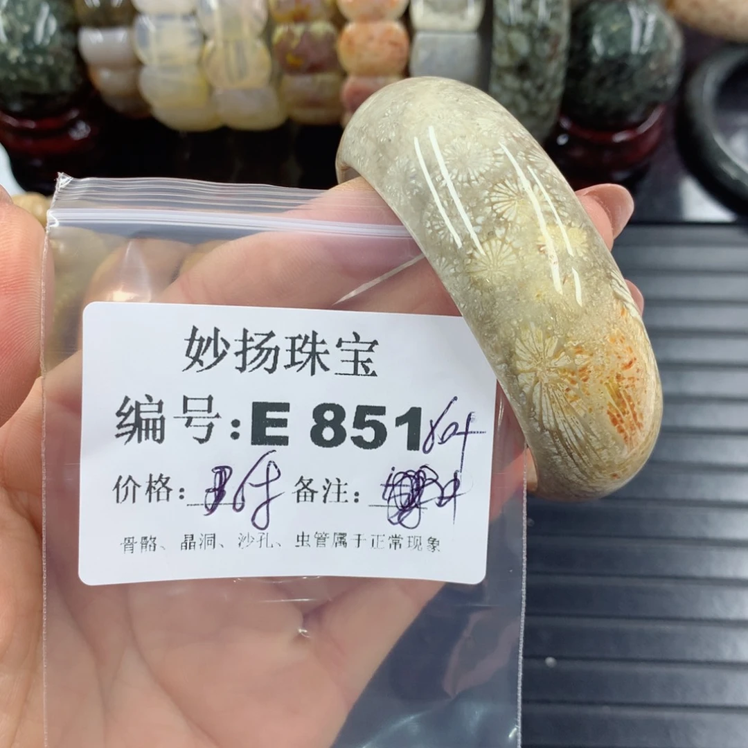 硅化珊瑚（珊瑚玉）1未镶嵌小****甜