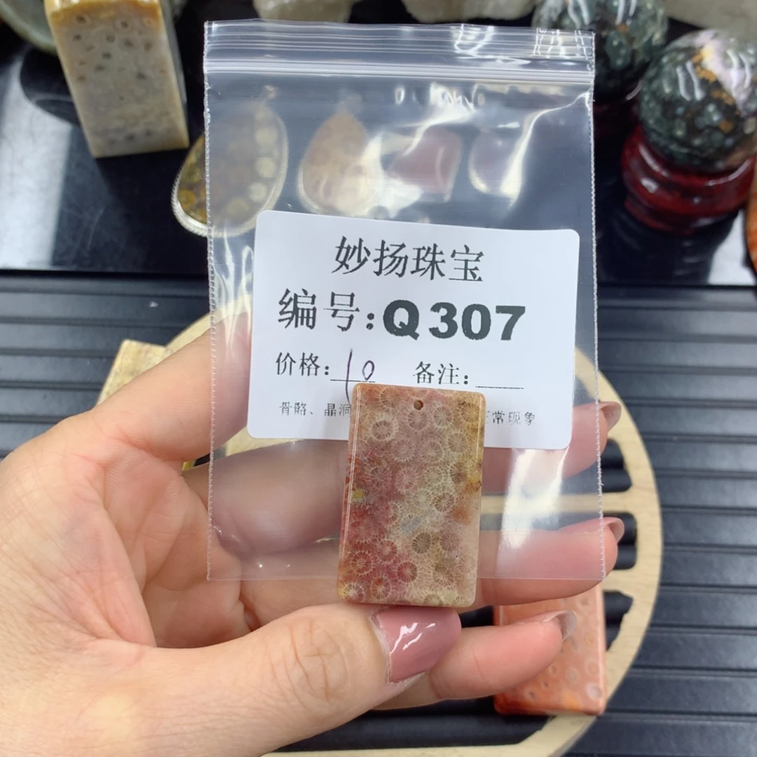 硅化珊瑚（珊瑚玉）1未镶嵌我****花