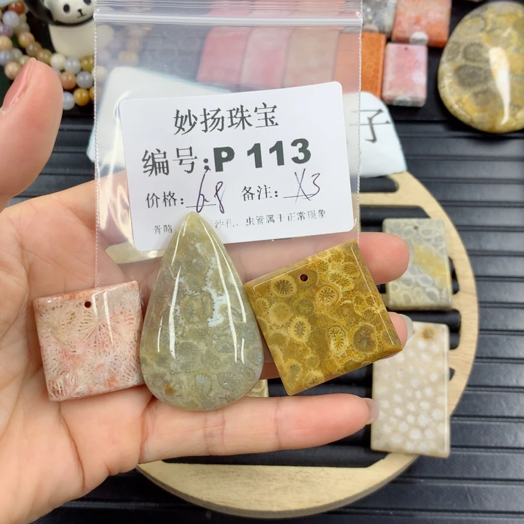 硅化珊瑚（珊瑚玉）1未镶嵌L****5