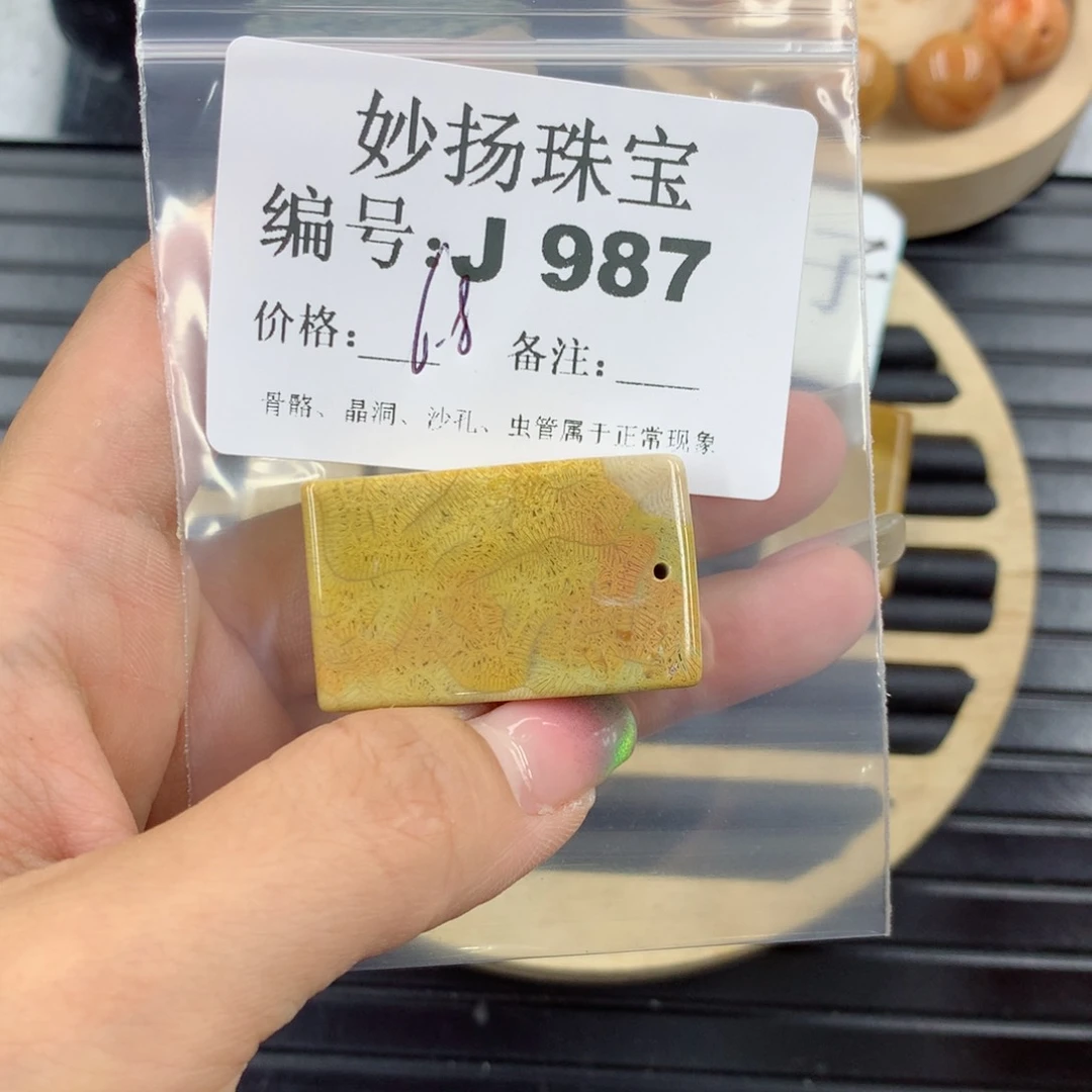 硅化珊瑚（珊瑚玉）1未镶嵌美****始