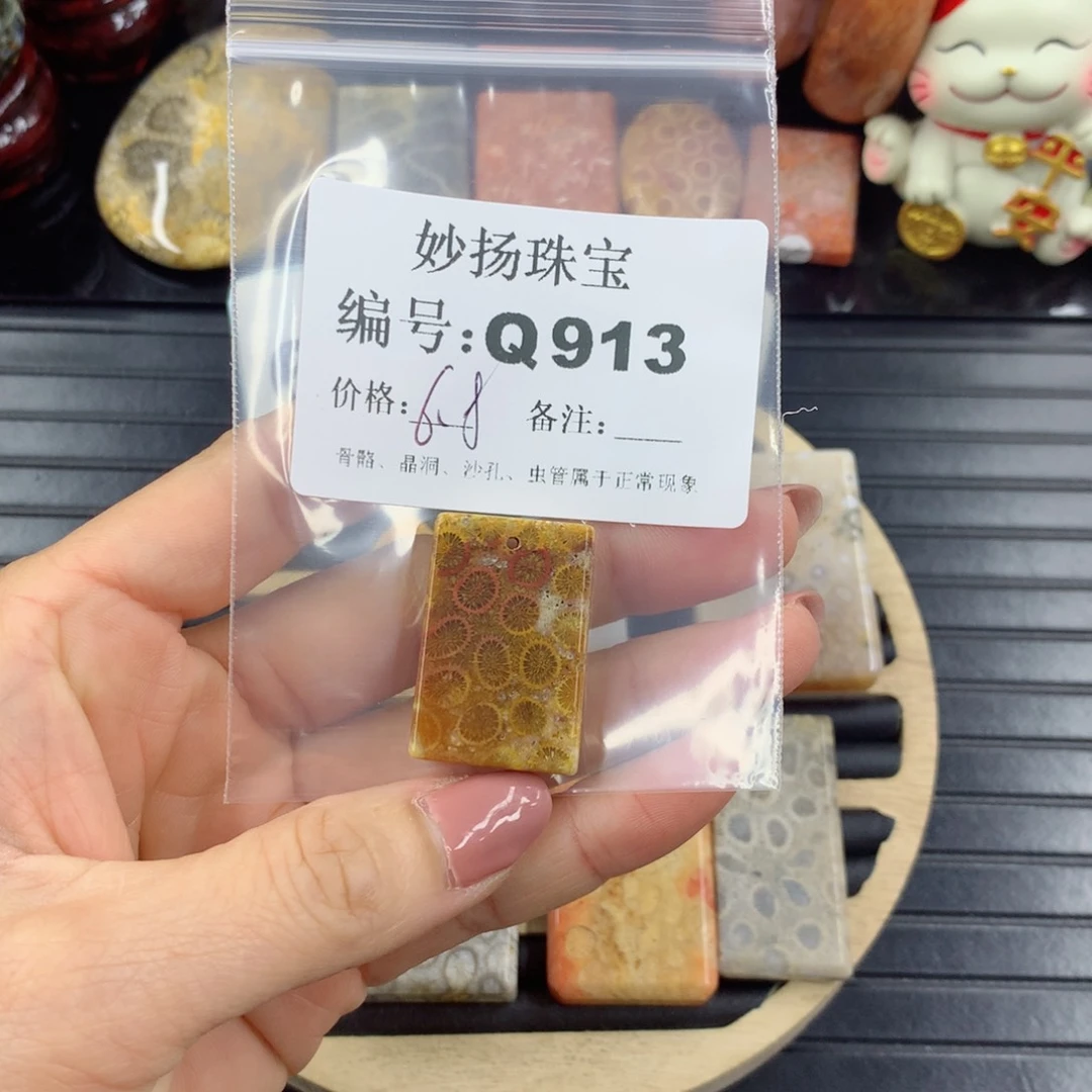 硅化珊瑚（珊瑚玉）1未镶嵌c****天