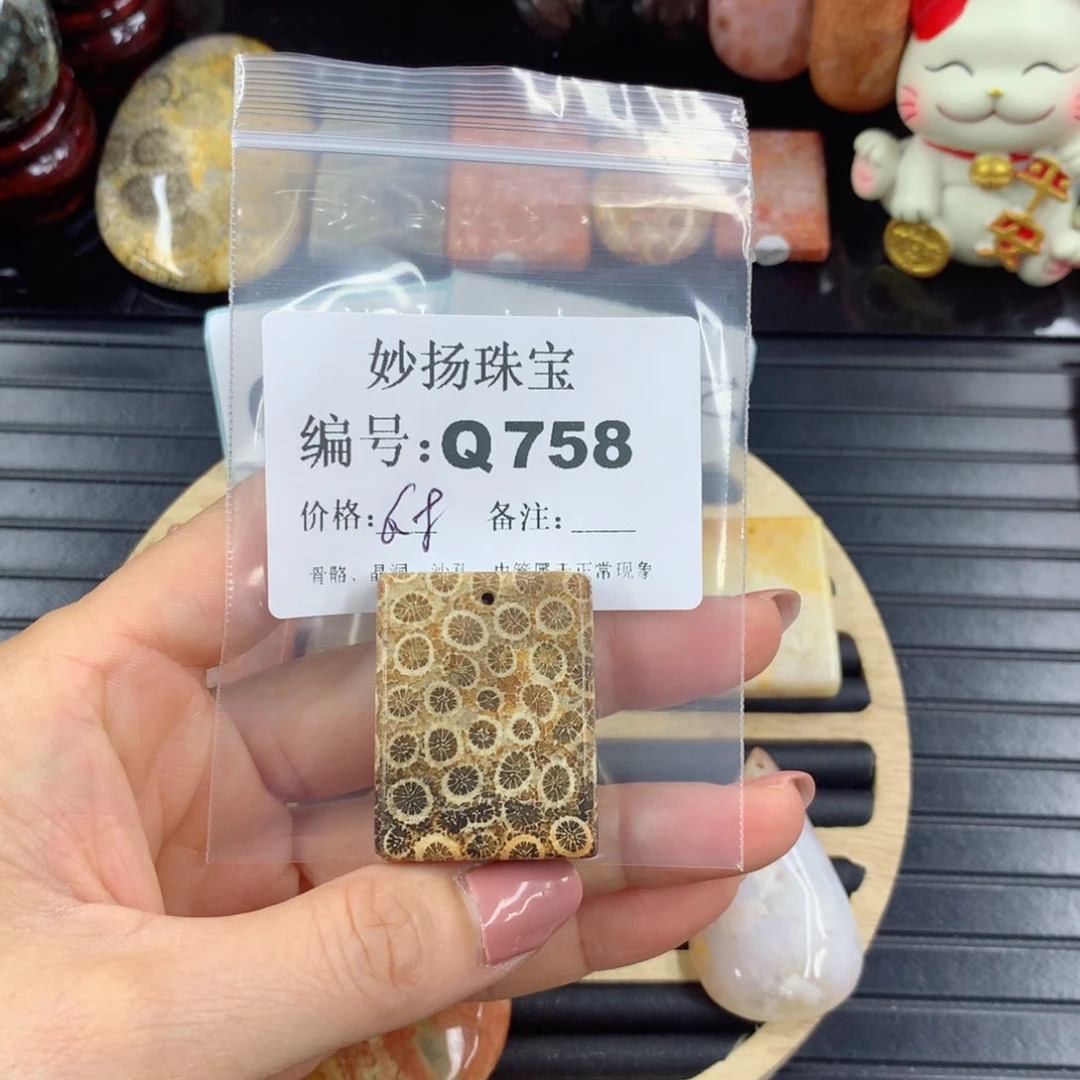 硅化珊瑚（珊瑚玉）1未镶嵌安****?