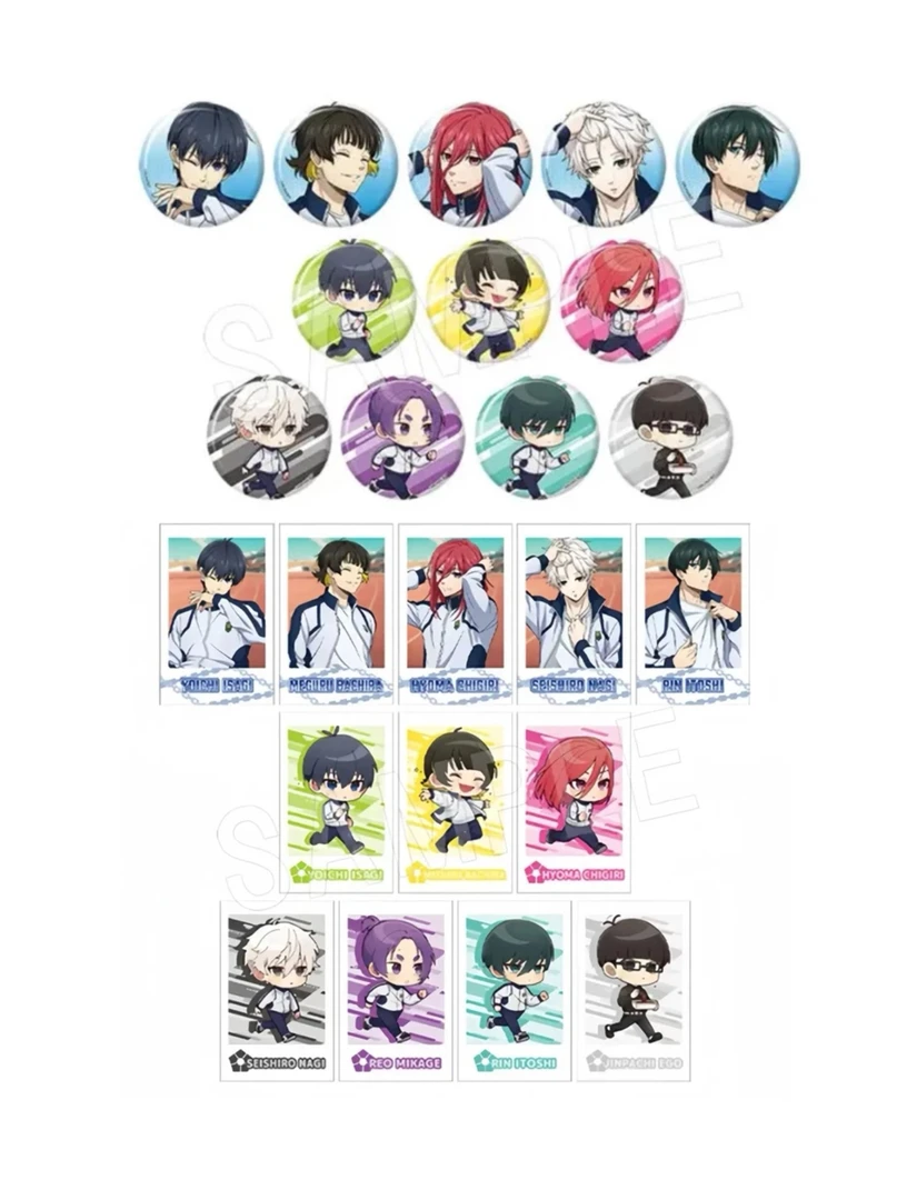 【蓝色监狱】蓝锁中外矿业训练服吧唧徽章 拍立得盲盒代拆