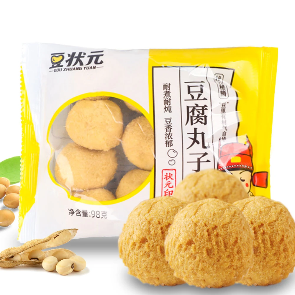 豆状元豆腐丸子 3-6包装 内馅紧实 红烧闷煮火锅 外弹内嫩