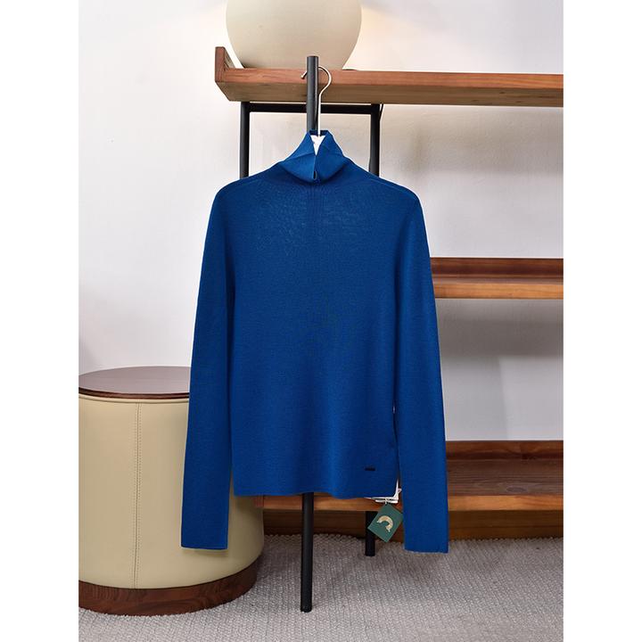 红人上新 秋冬精品 百搭精纺120S OTW纯羊毛高领针织打底衫衫