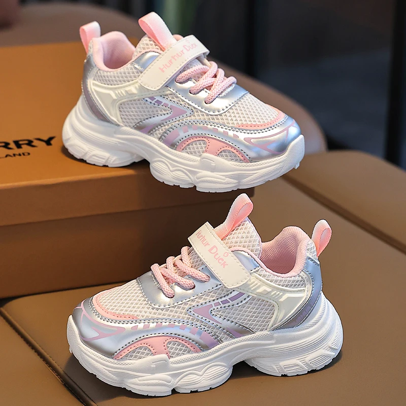 花花小黄鸭童鞋男童运动鞋轻便小女孩跑步鞋秋季新款儿童休闲鞋子