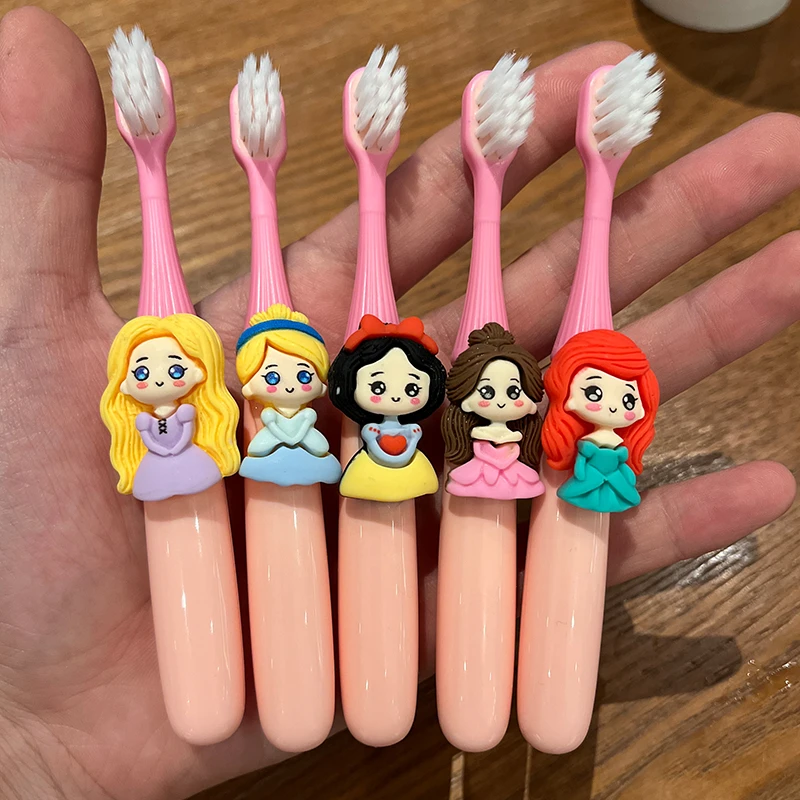 卡通儿童超细软毛牙刷2-6-10岁男女宝宝婴幼儿乳牙小孩护齿牙刷