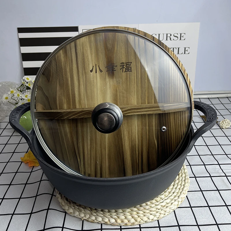 瑕疵款小幸福36cm元宝锅珐琅锅磕碰特价处理