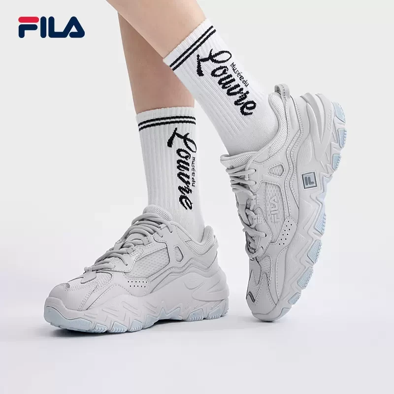 【掠夺者】FILA斐乐官方运动情侣休闲老爹跑步厚底女鞋百搭旅游鞋