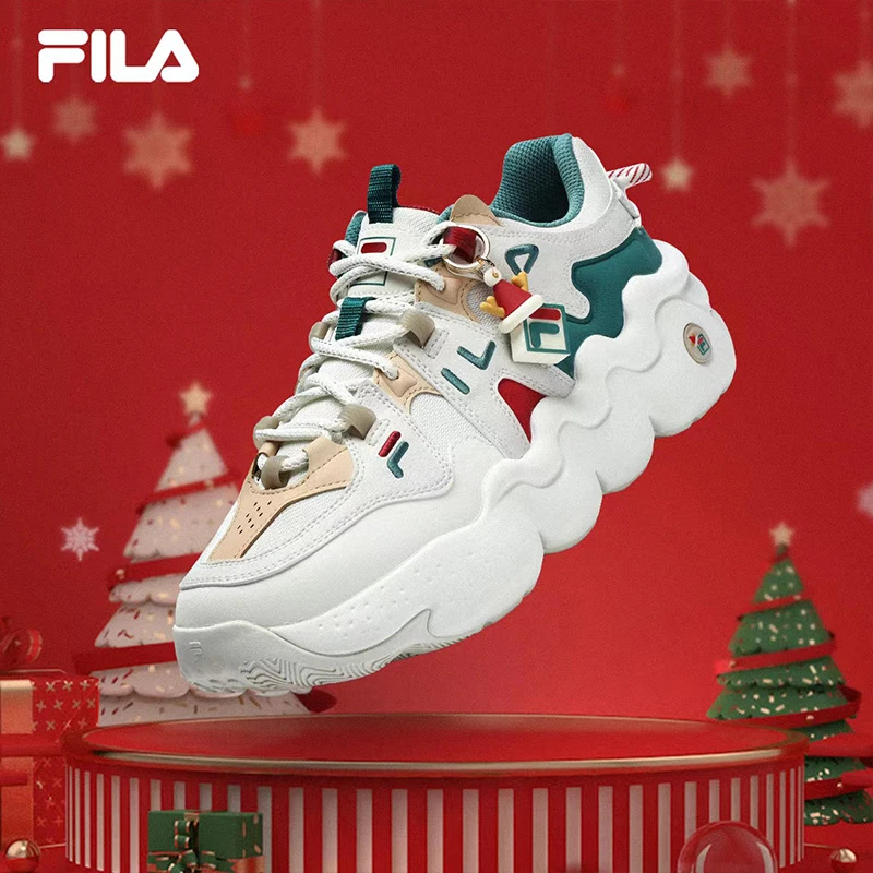 FILA斐乐官方帕尼尼女鞋运动鞋男鞋圣诞篮球鞋休闲老爹鞋PANINI