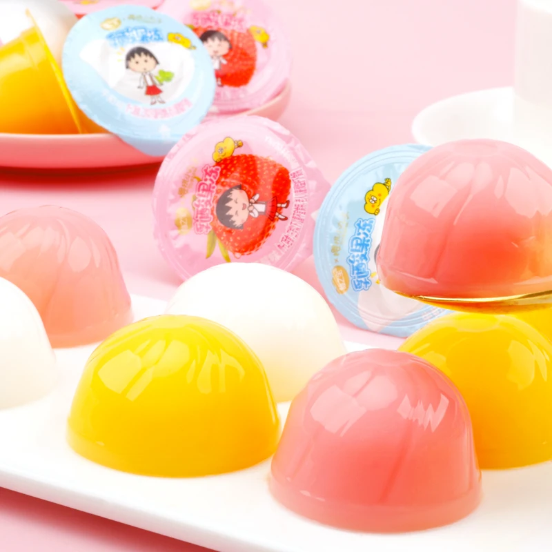 仙之宝樱桃小丸子什锦乳酸果冻0脂肪果冻多口味果味果冻儿童零食