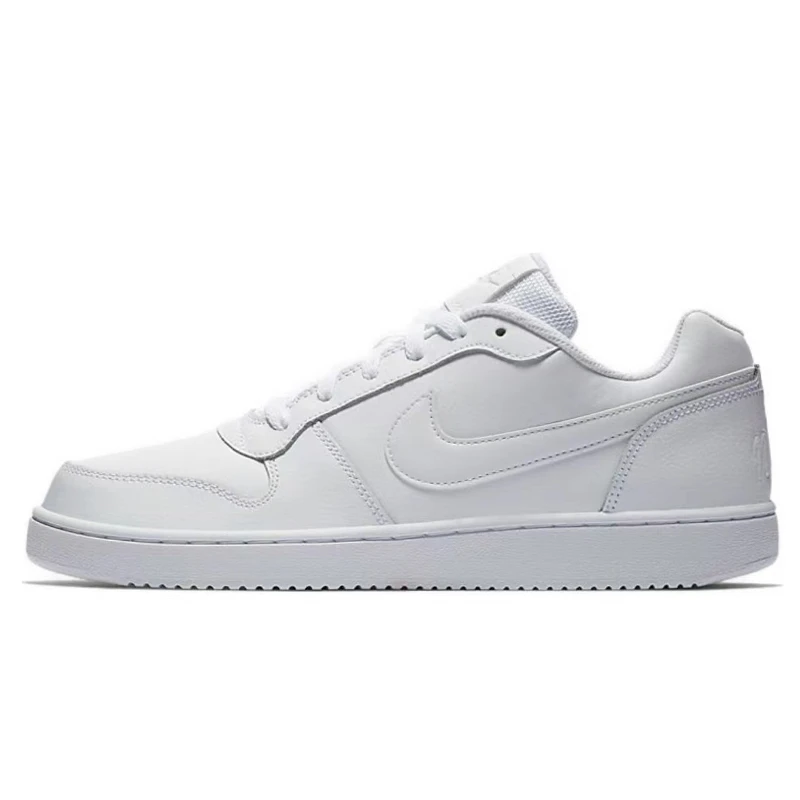Nike EBERNON Low 复古 防滑轻便 低帮 板鞋 纯白 AQ1775-100