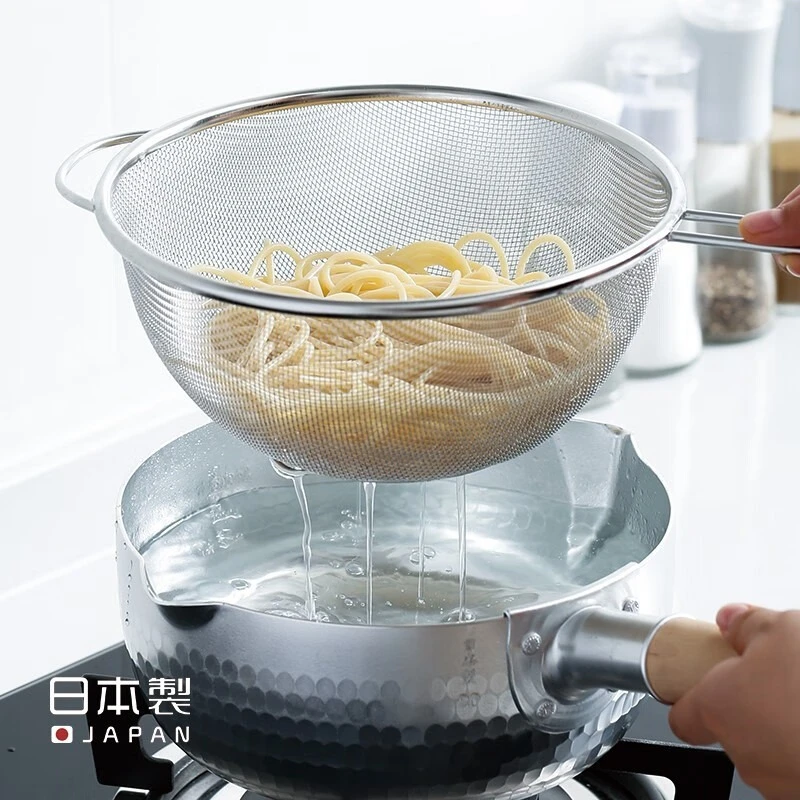 吉川（YOSHIKAWA）日本进口304不锈钢厨房滤油网漏网过滤网筛网