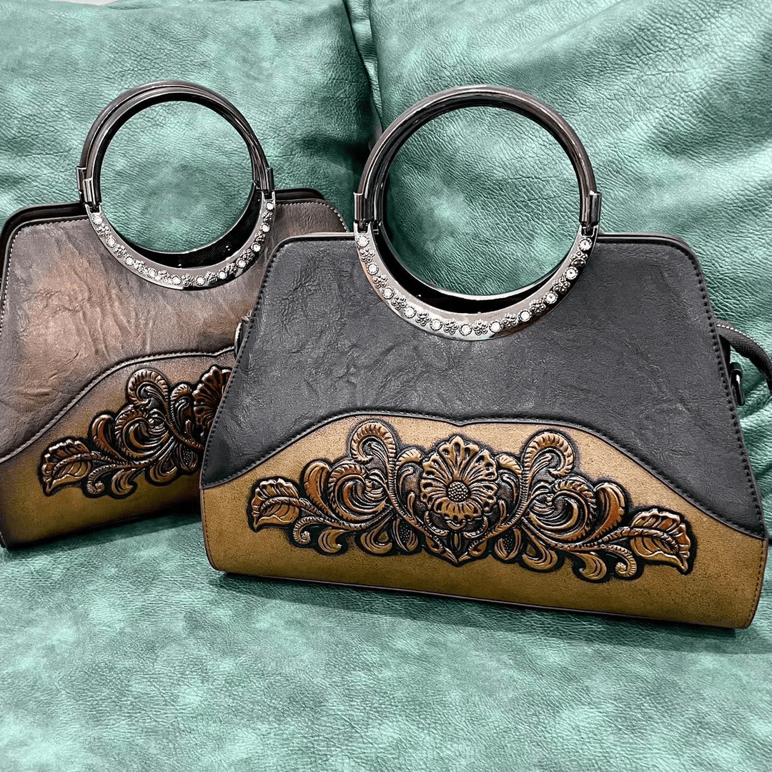 E00010高级感复古手提包斜挎包