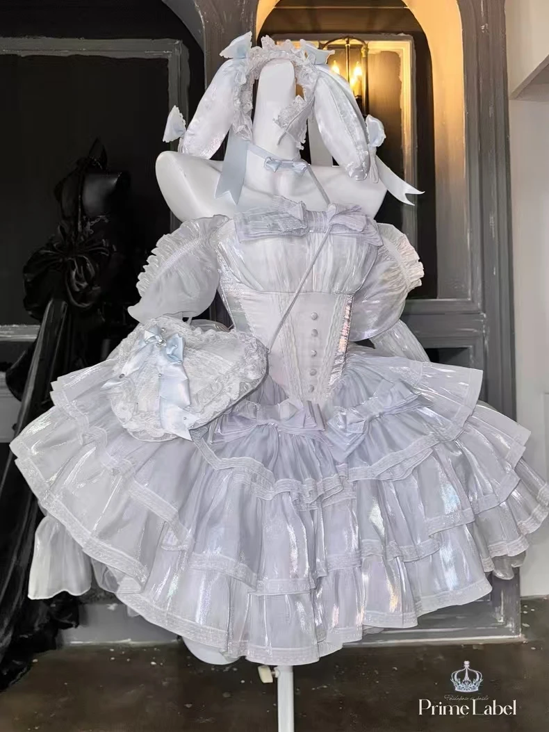 原创设计高定如心 小偶像系列冰雪灵缘 公主裙