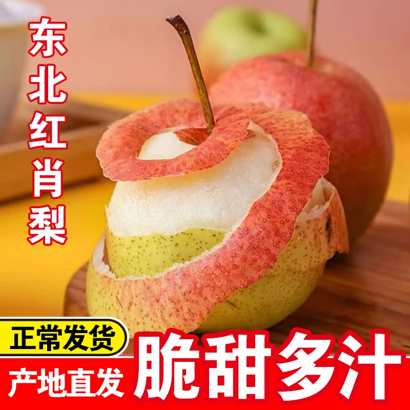 东北红肖梨正宗红肖梨红梨果园直发孕妇新鲜水果酸甜多汁整箱