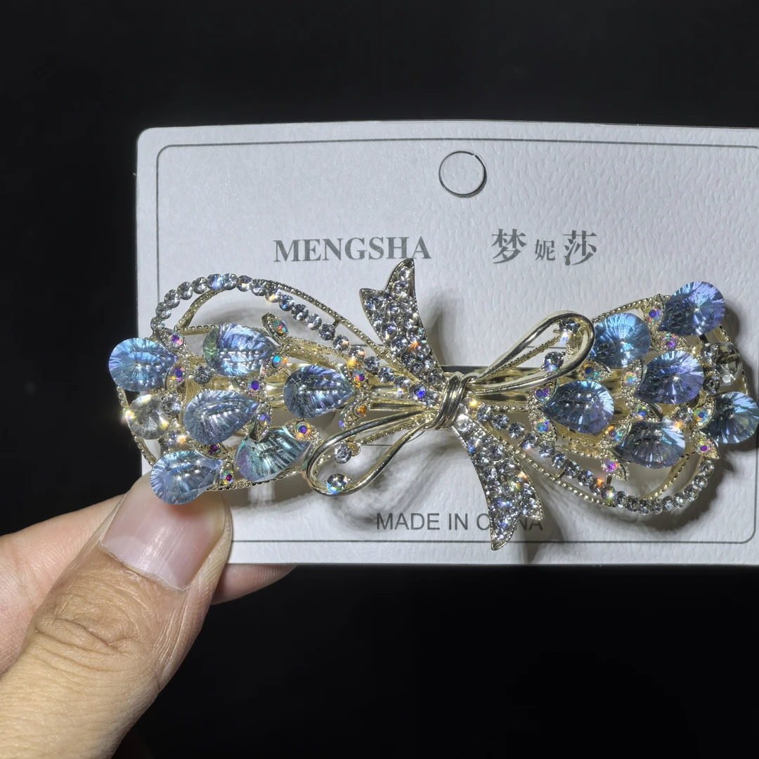 K9新款大号8cm蝴蝶结高档发夹