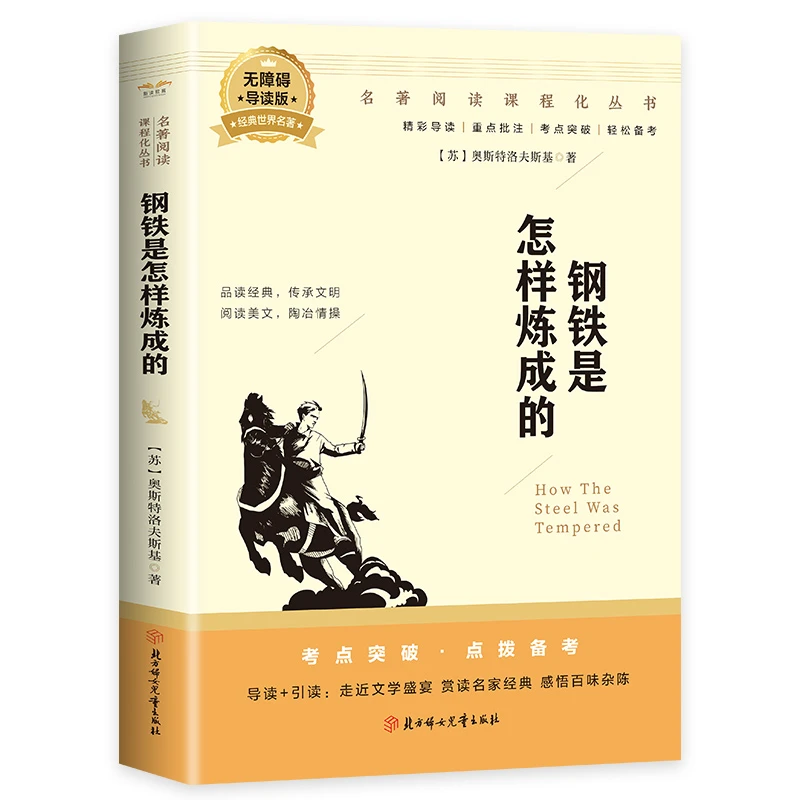 中学生课外书正版 初中生通用课外书  钢铁是怎样炼成的 经典阅读