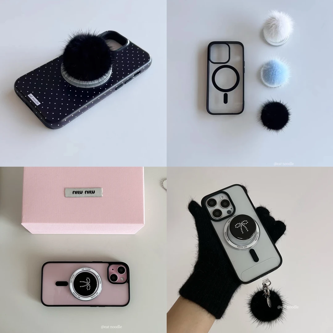 原创波点适用于iphone15promax/14/13菲林二合一磁吸防摔手机壳