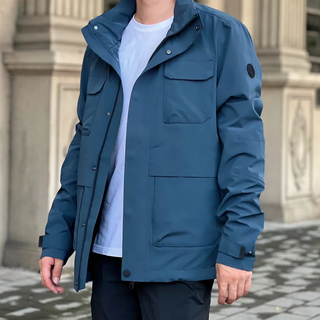 男款防水百搭秋冬夹克外套男装拉链商务防风立领 MR003-20-231