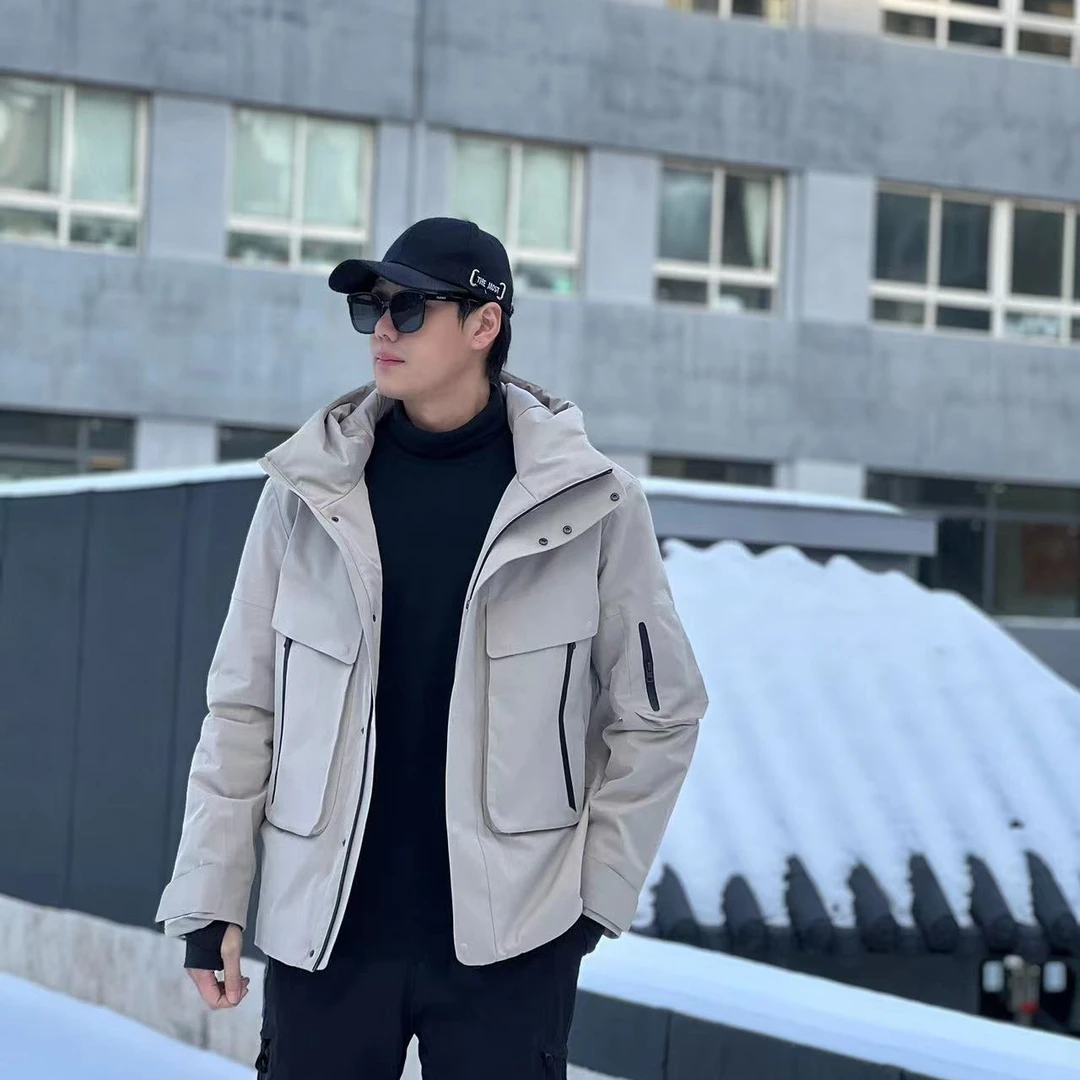 男女同款冬季户外加棉冲锋衣休闲连帽百搭保暖棉服滑雪服N-2223款