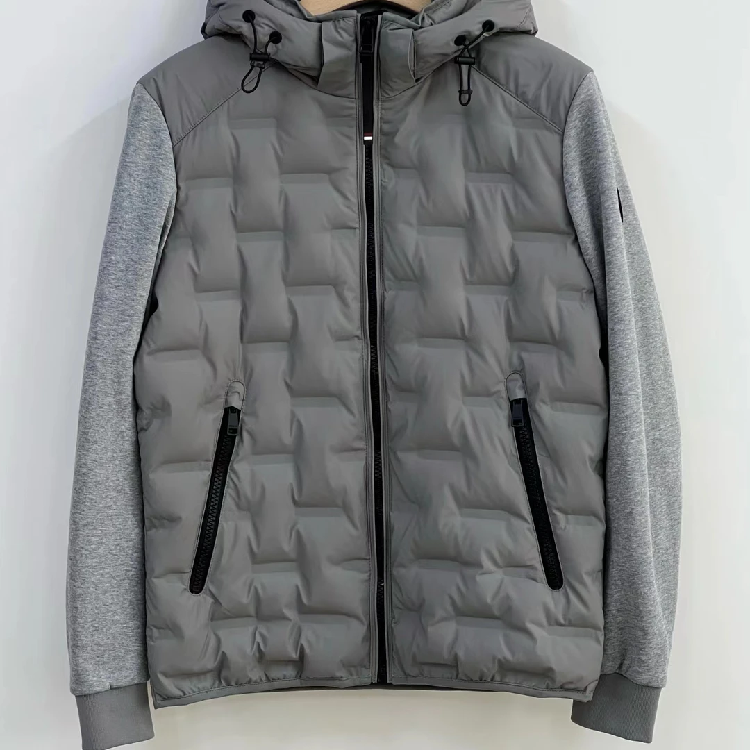 男士休闲商务针织袖羽绒服223-4款