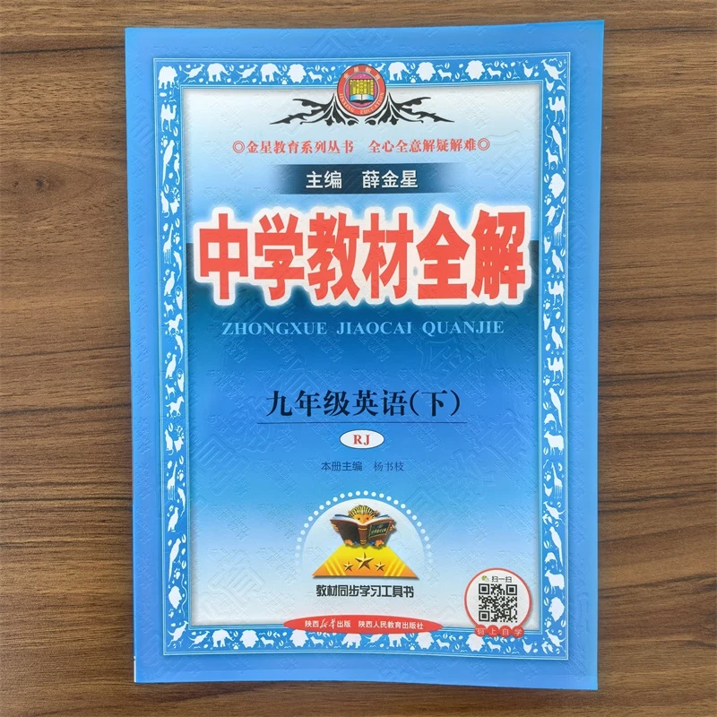 2025春新版中学教材全解九年级下册英语人教版初三下册英语RJ版解