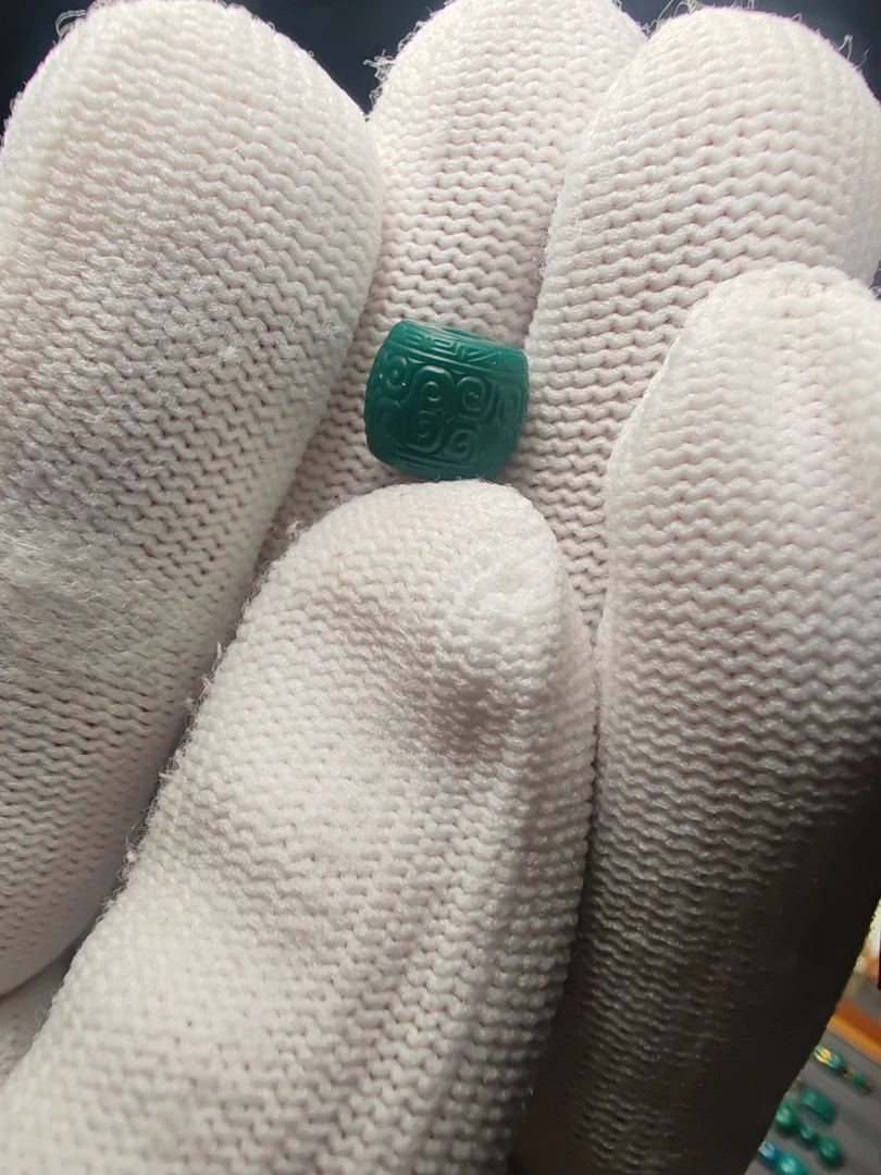 配饰珠，地狱色，8.5mm回纹