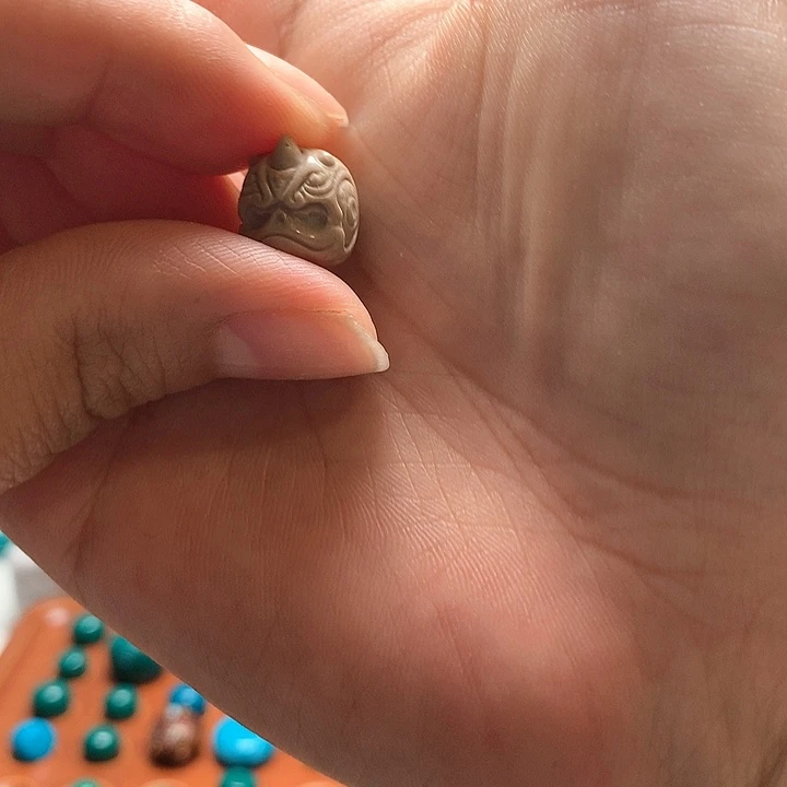 阿呆 雕刻 配饰 卡11mm玛瑙