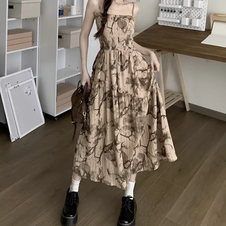 7296#新款时尚吊带连衣裙