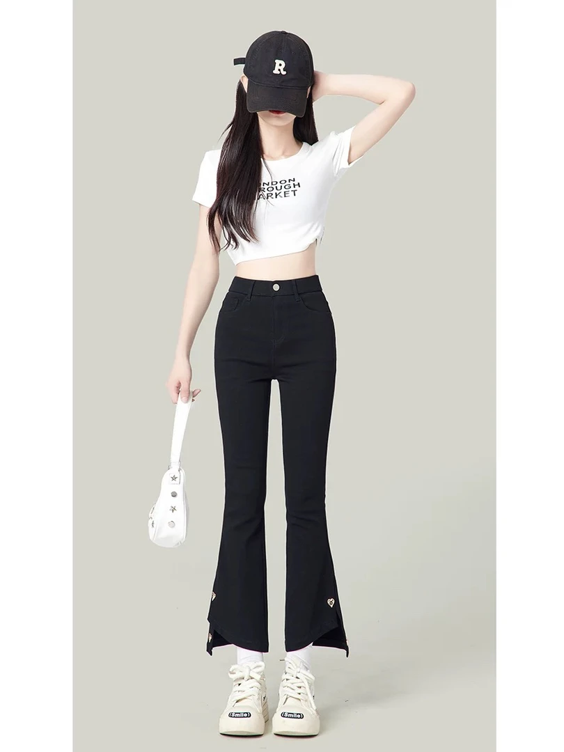 2306#新款女装时尚小黑裤